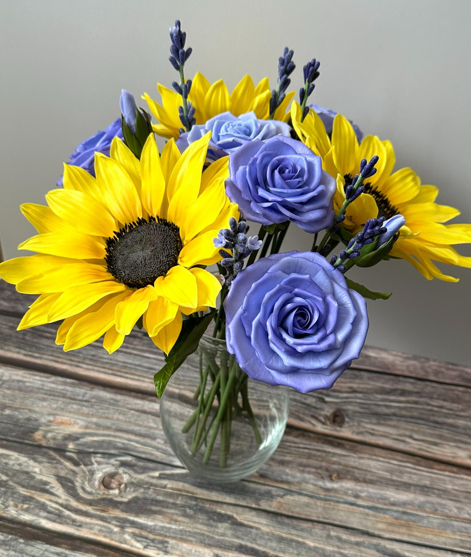 Sunflowers and Lavender